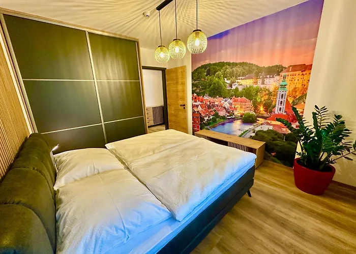 Luxusni Krumlovsky Vltavin Apartment *